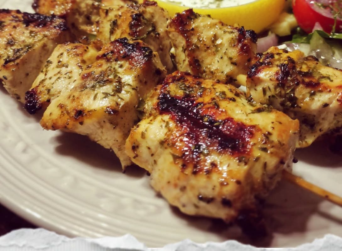 Chicken Souvlaki (Greek Chicken Skewers)