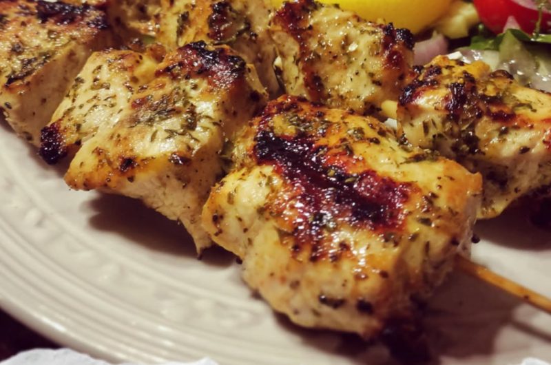Chicken Souvlaki (Greek Chicken Skewers)