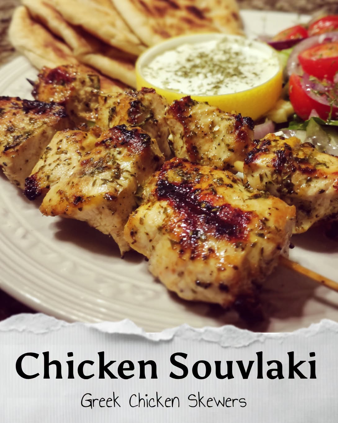 Chicken Souvlaki (Greek Chicken Skewers)