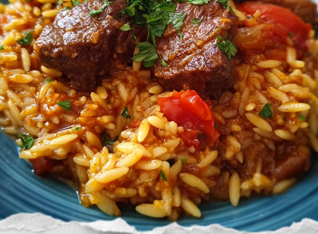 Greek Youvetsi (Beef & Orzo Casserole)