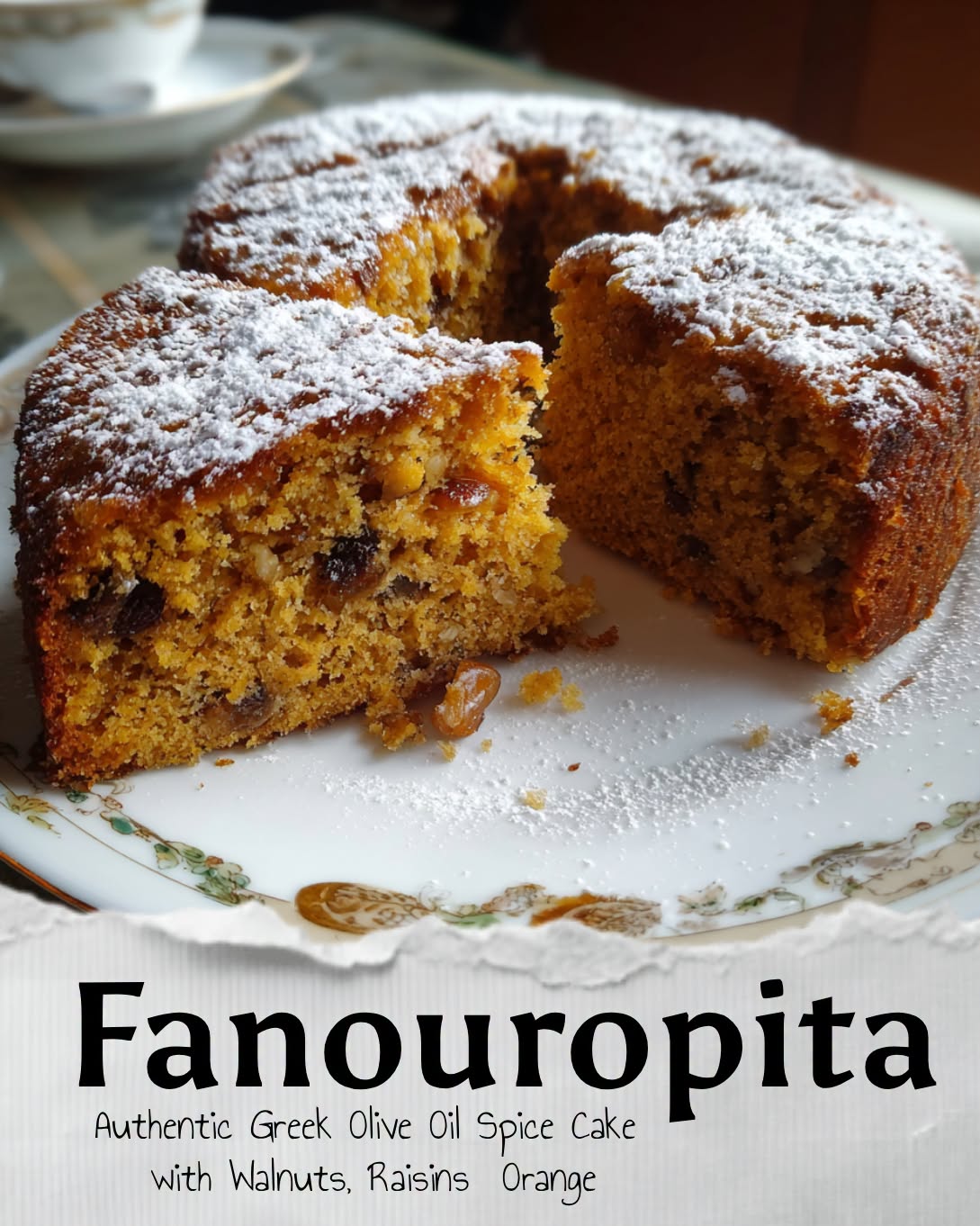 Fanouropita (Traditional Greek Saint Fanourios Cake)