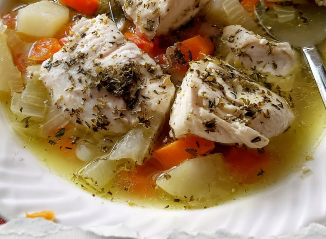 Psarosoupa (Traditional Greek Fish Soup)