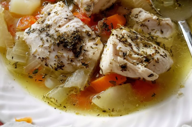 Psarosoupa (Traditional Greek Fish Soup)
