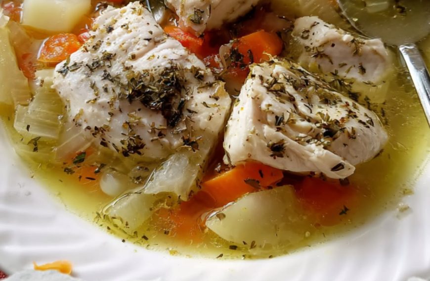 Psarosoupa (Traditional Greek Fish Soup)